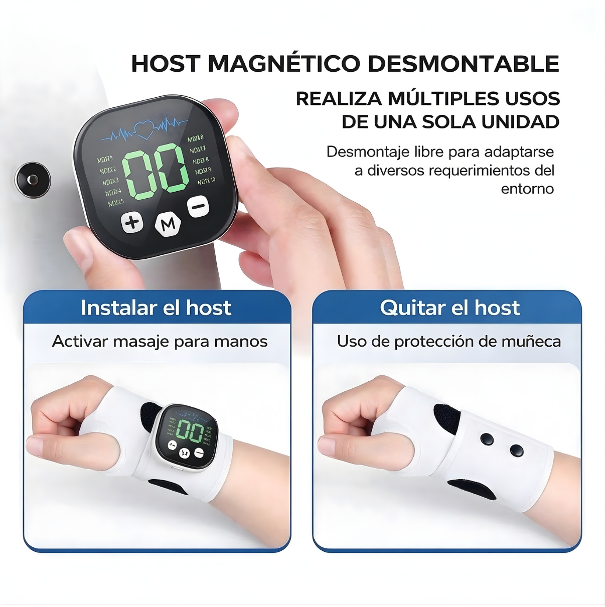 Muñequera con Electroterapia- Serilia