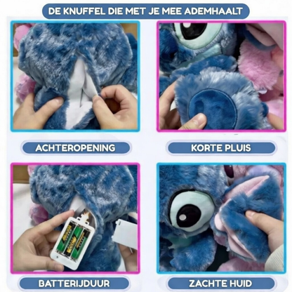 Anti-stress ademende knuffel