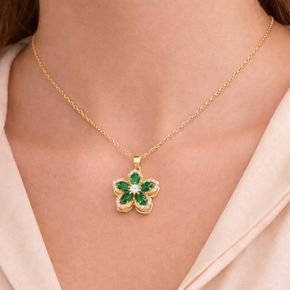 Collar Flor Giratorio Antiestrés